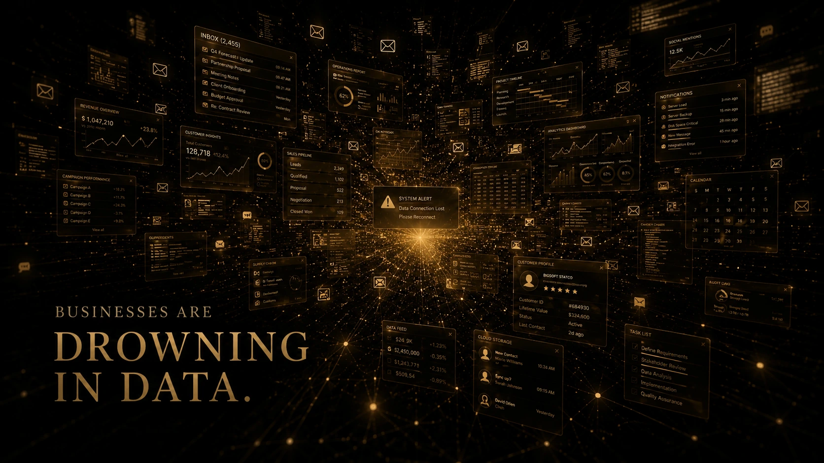 Businesses are drowning in data